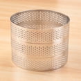 thumbnail image 2 of 20Pcs Circular Tart Rings with Holes Fruit Pie Quiches Cake Mousse Kitchen Baking Mould Perforated Cake Mousse Ring 8cm, 2 of 7