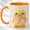 Orange, variant on Cute Duck Coffee Mug, Plush Yellow Duck Mug for Kids and Women, Kawaii Duck with Pink Bow Design, Cozy Animal Gift, Ceramic 11 Oz Cup