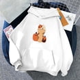 thumbnail image 4 of IROINNID Hoodies for Women Halloween Graphic Print Casual Long Sleeve Fall Hooded Sweatshirt with Pocket,White, 4 of 4