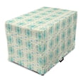 thumbnail image 1 of Tribal Dog Crate Cover, Native Themed Repetitive Pattern with Geometric Shapes Dots Rhombs and Triangles, Easy to Use Pet Kennel Cover Small Dogs Puppies Kittens, 7 Sizes, Multicolor, by Ambesonne, 1 of 6