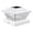 White, variant on CuiLiyq 1 Pack Solar Post Cap Lights Outdoor, 5.8" x 5.8" x 3.7" Bright Solar Post Lights Outdoor Waterproof, for Deck Fence Posts Garden Patio Decor (White)