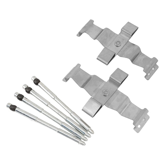 Kit de hardware de la pasta de freno, 4 pinos delantero Izquierdo derecho del disco delantero de la pinza de freno de freno promoción de frenado reduce ruido ajuste preciso 109