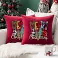 thumbnail image 4 of TIELUTT Christmas On Transfers 3Sheets Christmas On Decals Merry Christmas Heat Transfer It Sheets Bulk Craft Blanks for Self Roll Wrap Table Clamp Plotter, 4 of 6