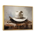 thumbnail image 2 of Designart "Simplicity Cowboy Hat II" Cowboys Floater Framed Wall Decor, 2 of 7