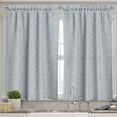thumbnail image 2 of Ambesonne Floral Valance & Curtain, Petals and Foliage Motif, 55"x45", Blue Grey Tan, 2 of 6