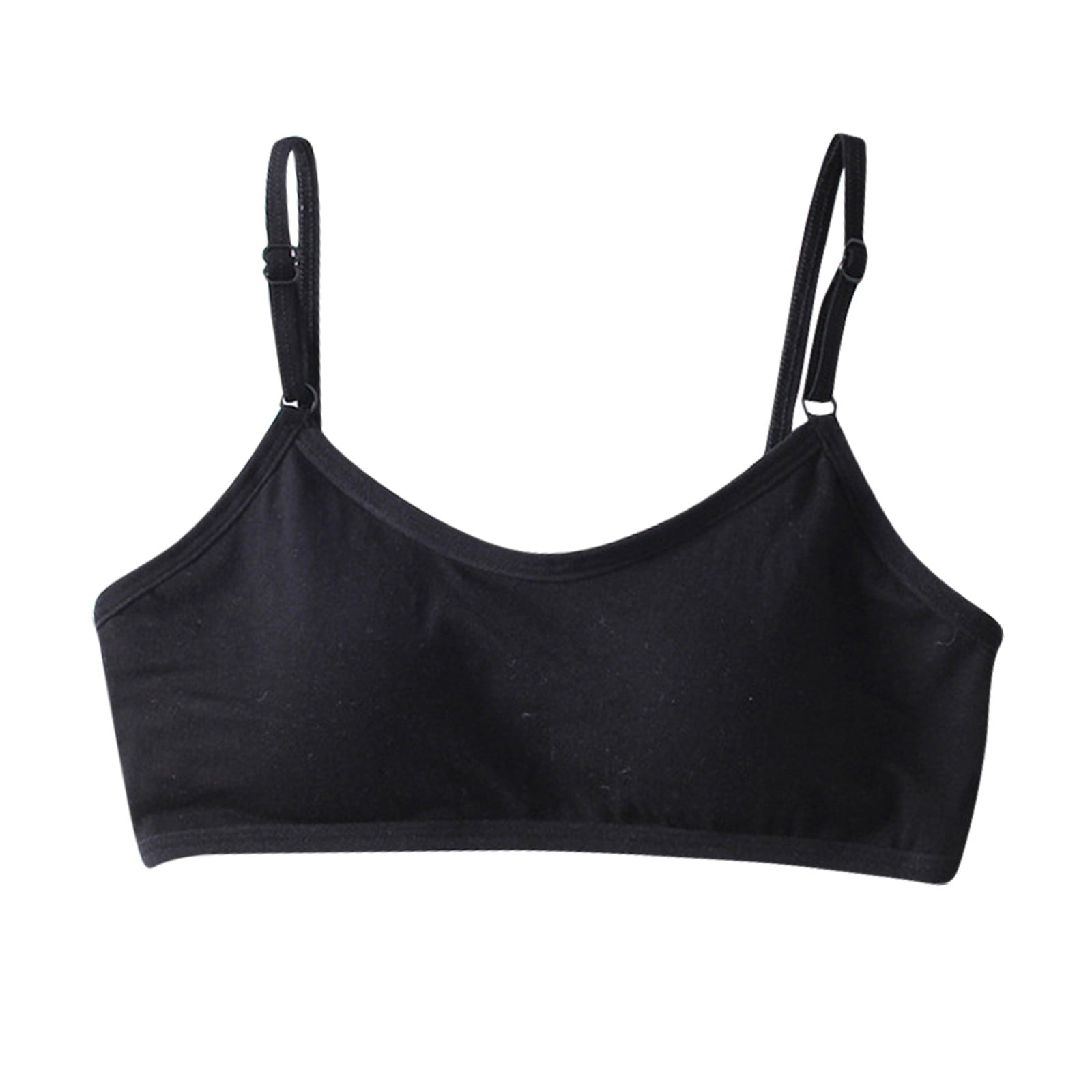 Forestyashe Tube Tops Big Girls Student Training Bras Wireless Light Padded  Sports Cropped Cami Bras for Teens Underwear Adjustable Bra Vest Teenager  Underclothes 