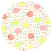 We Love Sundays Sorbet Fruit plate, 9" food grade quality, 10 per pack