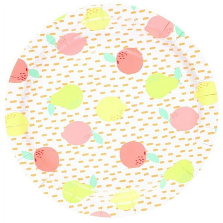 We Love Sundays Sorbet Fruit plate, 9" food grade quality, 10 per pack