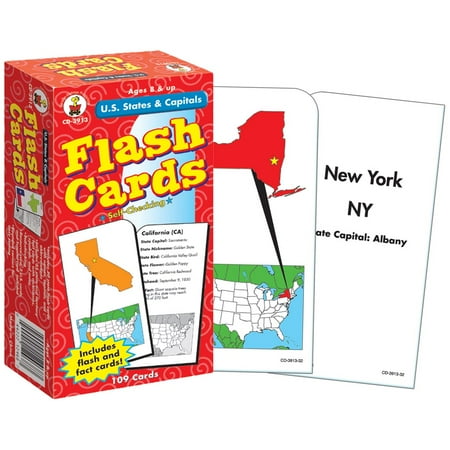 - U.S. States & Capitals Flash Cards by Carson-Dellosa