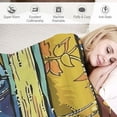 thumbnail image 3 of Orinice Books Graphic Novel Storybook Illustration Warm Lightweight Blanket Soft Fleece Blankets Throw Blanket Living Rooms Sofa Decor Cow Gifts All Seasons Flannel Material Blanket 60x80in, 3 of 6