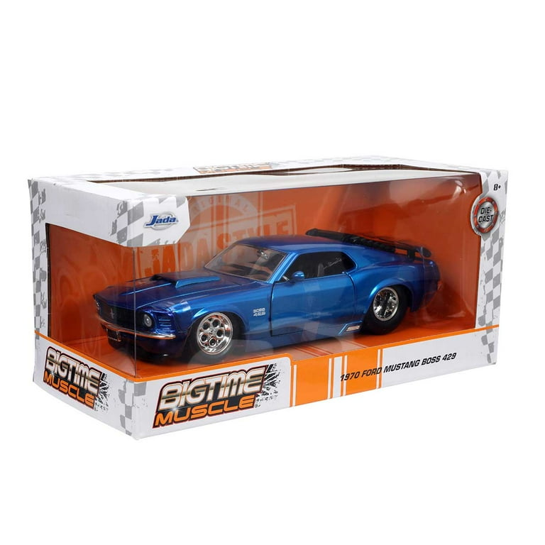 1970 Ford Mustang Boss 429 Police BTM Silver | Jada Toys
