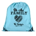 thumbnail image 1 of We are family messy heart with custom name -Family Reunion Party Favor Bags, 1 of 2