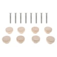 thumbnail image 1 of 8Pcs Round Wooden Door Handles For Drawer Door Replacement For Broken Knobs 3.9X3.9CM Home Decoration, 1 of 3