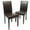Brown, variant on Durable Blended Leatherette - Brighten Up Small Spaces with Parson Chair Set