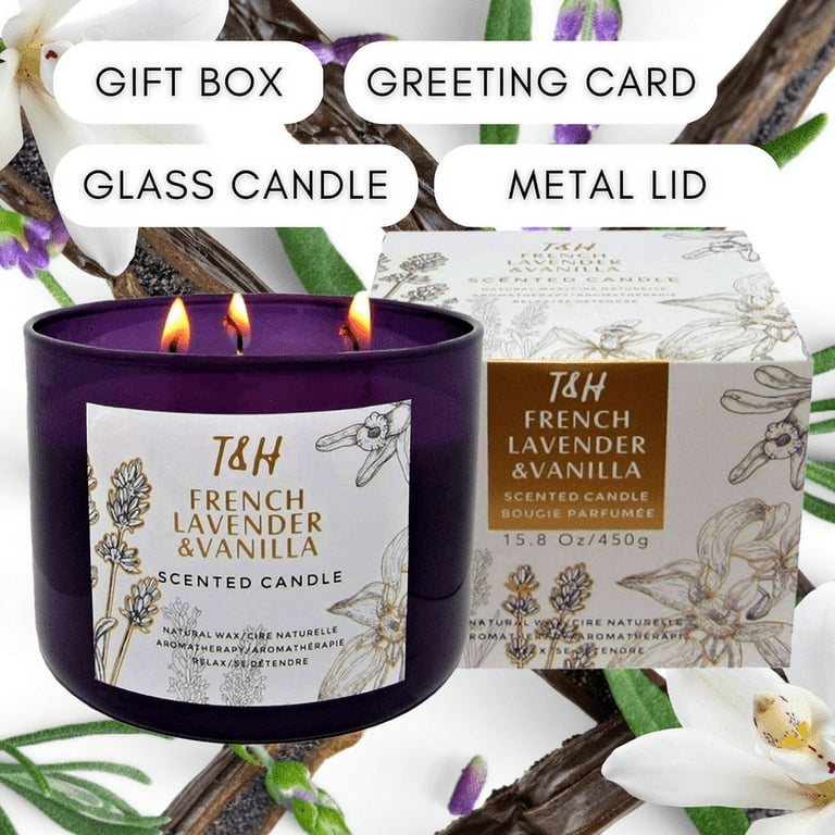 Lavender Vanilla - Scented Coconut Wax Aromatherapy Candle – Mightily Made