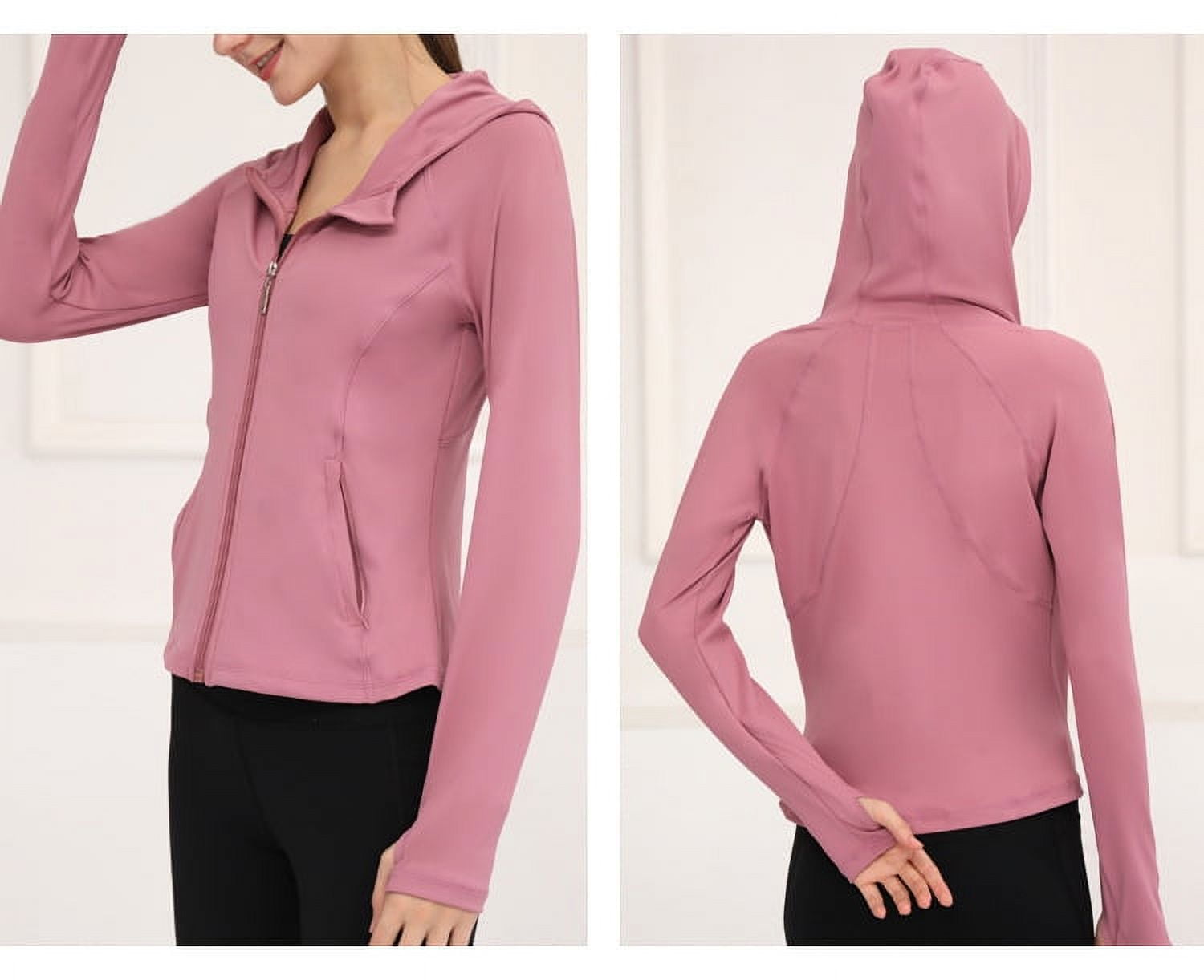 light pink workout jacket