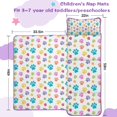 thumbnail image 5 of Pets Paws Print Colorful Toddler Nap Mats for Kids Preschool,Sleeping Mat Bag or Kids,Toddler Sleeping Bag,Toddler Nap Mat or Daycare, 5 of 6