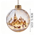 thumbnail image 6 of CHJK Glowing Christmas Story Ornament, Light-Up Mini Holiday Scene with Warm LED Light, Festive Keepsake Gift for Home Christmas Party Decoration, 6 of 6
