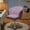 Purple, variant on YANGLI Petal Desk Chair with Bow Cushion, Velvet Vanity Chair with Wheels, Upholstered Home Office Chair for Girls/Women, Mid-Back Swivel Computer Task Chair