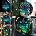 thumbnail image 3 of Clearance! Christmas Tree Decorations Ornament Colored Ceramic Christmas Tree Ornaments Xmas Decorative Hanging Ornaments Christmas Decor Indoor Home Holiday Gifts No 3.1*3.1*0.4 in A, 3 of 8
