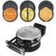 thumbnail image 1 of Máquina para hacer gofres 3 en 1 Health and Home giratoria 360 grados, 1 of 5