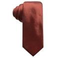 thumbnail image 2 of Alfani Mens Solid Silk Self-tied Necktie, Brown, One Size, 2 of 2