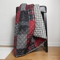 thumbnail image 4 of Your Lifestyle by Donna Sharp Red Forest Decorative Lodge Throw Blanket, 4 of 4