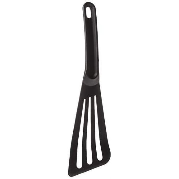 Mercer Culinary Hell's Tools Hi-Heat Slotted Spatula, 12 Inch x 3.5 Inch, Black