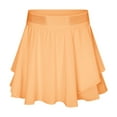 thumbnail image 4 of Riforla Tennis Skirt for Women Athletic Skorts Mini Pleated Skirt High Waisted Workout Running Skirt Layered Skirts Womens Skirts Orange 8, 4 of 4