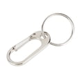 thumbnail image 2 of Hebilla de llave de mosquetón de liberación rápida de aleación - Accesorio de escalada al aire libre (Plata), 2 of 9