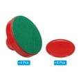 thumbnail image 3 of Uxcell 4Pcs Air Hockey Pushers 96mm with Pads and 8Pcs Air Hockey Pucks, Handle Paddle Accessory, 3 of 6