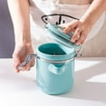 thumbnail image 2 of CHOK Bocaux à Café avec Couvercles Hermétiques Contenants en Céramique avec Couvercles Pots à Biscuits avec Couvercles Hermétiques Décoratifs-Bleu-650 Ml/23 Oz, 2 of 9