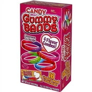 Flix Candy Gummy Bands Candy, 0.53 Oz., 16 Count