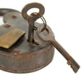 thumbnail image 6 of DecMode 7" Bronze Brass Lock And Key, 6 of 9