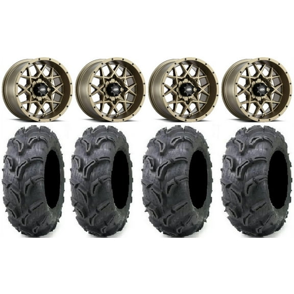 ITP Hurricane 14" Wheels Bronze 30" Zilla Tires Polaris RZR XP 1000 / PRO XP / Ranger XP 900/1000