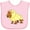 AD-Pink, variant on Inktastic Easter Duck Triceratops Boys or Girls Baby Bib