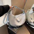 thumbnail image 5 of Bolso de hombro con cremallera de PU de gran venta para mujer 2024 Nuevo bolso cruzado con cremallera de color sólido de alta capacidad para viajes diarios para mujer, 5 of 5