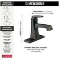 thumbnail image 7 of Delta 564-Mpu-Dst Ashlyn 1.2 GPM Single Hole Bathroom Faucet - Black, 7 of 7