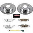 thumbnail image 3 of PowerStop Rear Z26 Street Warrior Carbon-Fiber Ceramic Brake Pad and Drilled and Slotted Rotor Kit Fits: BMW Select Models K7336-26, 3 of 9