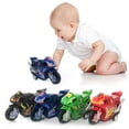 thumbnail image 2 of Voiture en Plastique à Rétrofriction pour Enfants Modèle de Moto à Quatre Roues Cadeaux, 2 of 5