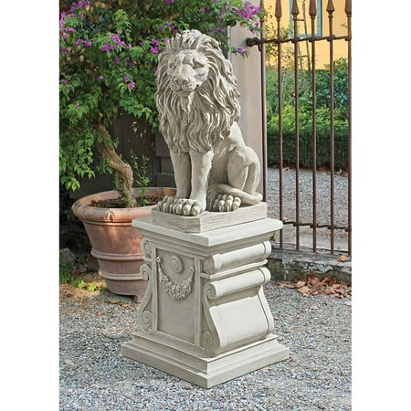 Mansfield Manor Lion Sentinel Statue