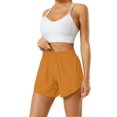 thumbnail image 2 of Women's Running Shorts Elastic High Waisted Athletic Workout Shorts with Pockets, 2 of 6