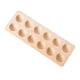 thumbnail image 4 of Portahuevos de madera multiusos, duradero, portátil, resistente, práctico contenedor de bandeja de almacenamiento para nevera de mesa, despensa de 12 hoyos Sunnimix Titular de huevo, 4 of 7
