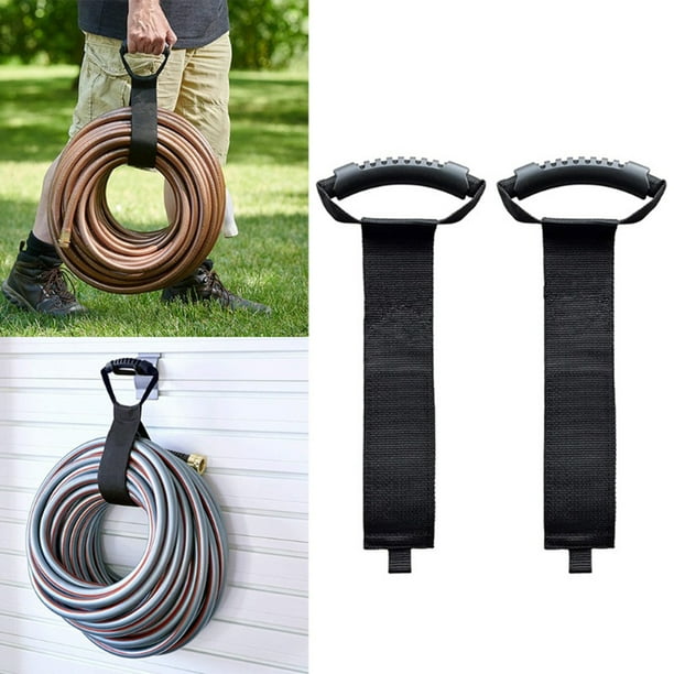4 correas de almacenamiento portátiles de alta resistencia, gancho para cinturón, cable de extensión, soporte para manguera para piscina, bote, mangueras de jardín