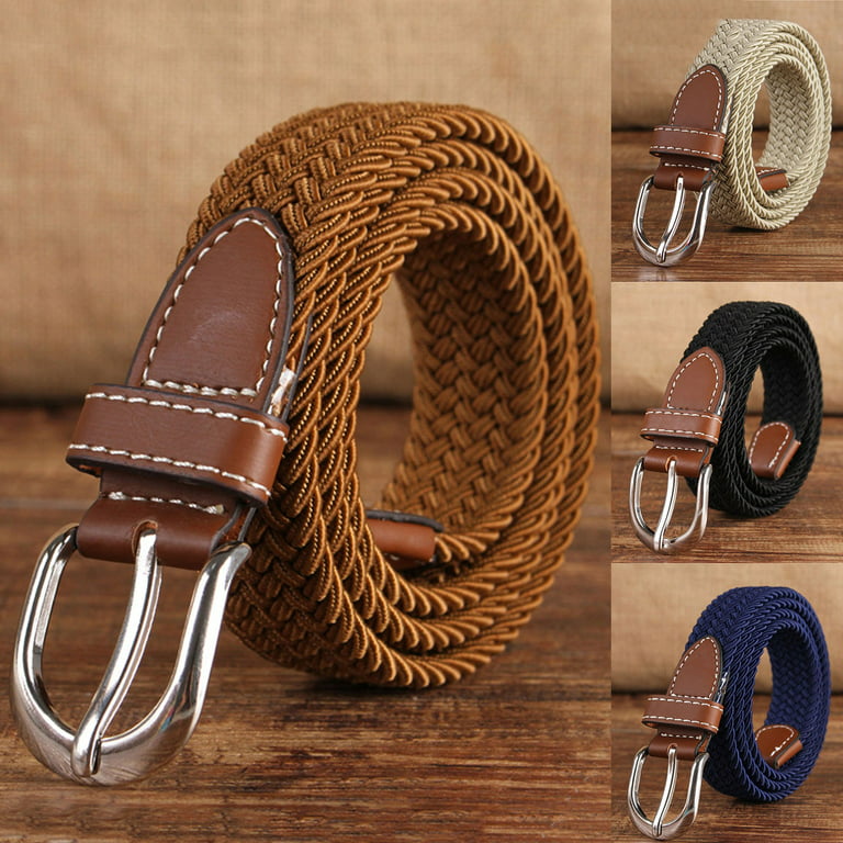 Canvas Leather Belts, Canvas Woven Belts, Leather Waist Belt