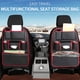 thumbnail image 5 of Organizador de maletero de coche | Bolsa de almacenamiento colgante de gran capacidad para el respaldo del asiento de SUV y coches | Organizador de cuero de 58 x 43 cm para niños, viajes y útiles, 5 of 6