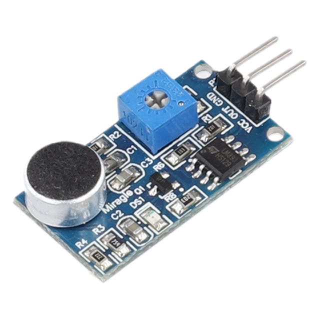 Sensor de control de sonido Amplificador de micrófono Módulo de sensor de sonido LM393 para Arduino