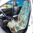 thumbnail image 3 of Binienty Seashell Starfish Sweat Proof Car Seat Cover Washable Anti-Slip Automotive Seat Covers Towel/Blanket for Surfing Yoga Gym Workout, 3 of 8