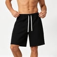 thumbnail image 4 of Maean Mens Big and Tall Shorts High Waist Causal Dressy Short Trousers Stretch Shorts with Pockets M-5XL, 4 of 6