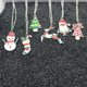 thumbnail image 3 of Collar femenino farfi festejo esmalte brillante Diamante de agua incrustada con todos los regalos decorativos de año nuevo que coinciden feliz navidad Papá Noel muñeco de nieve alce collar colgan, 3 of 5